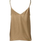 My Essential Wardrobe Top - Beige - Effen - V-hals