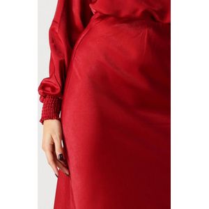 My Essential Wardrobe - Estellemw Long Skirt - Rood - Rok