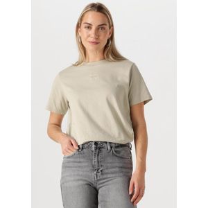 My Essential Wardrobe - Slimme Tee - Sandy Green - 100% Katoen