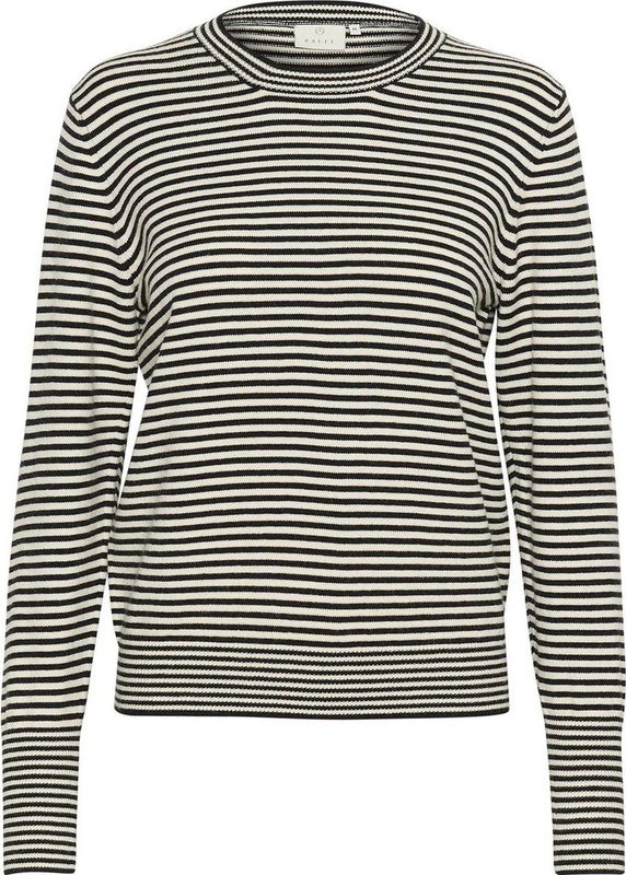 Kaffe Trui 'KA Nala'  zwart / offwhite