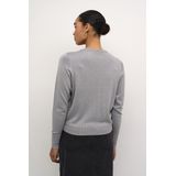 Kaffe - Karegina - Cardigan - Grey Silver Metallic - Viscose/Nylon/Metaalgaren