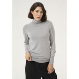 Kaffe - KA Regina - Trui - Lichtgrijs