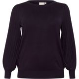 KAFFE - Curve Loni - Gebreide Damestrui - Regular Fit - 68 cm