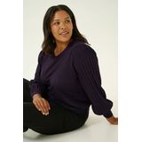 KAFFE - Curve Loni - Gebreide Damestrui - Regular Fit - 68 cm