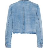 My Essential Wardrobe - Lichtblauwe Retro Wash Denim Jas - Dames - Denim