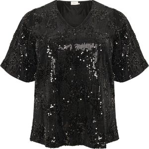 Vrouwen blouse met glitters KAFFE Curve Nicoleen