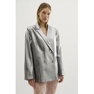 10105282 - Suzi - Blazer - Silver - 100% Polyester