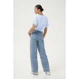 T-shirt - Effen - Jersey - V-hals - Losse Pasvorm