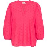 Blouse met lange mouwen Regular fit Raspberry pink