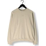 My Essential Wardrobe - Sweatshirt - Beige - Zand Logo Geborduurd