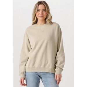 My Essential Wardrobe - Diegomw Logo Emb. - Sweatshirt - Beige - Geborduurd Logo