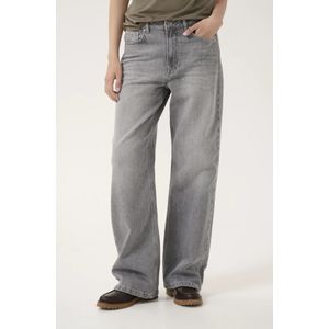 My Essential Wardrobe 35 The Louis 139 High Wide Y Jeans Dames - Broek - Grijs - Maat 32/32