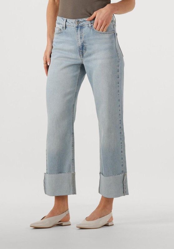 My Essential Wardrobe - Dallasmw 139 High Straight - Jeans - Blauw - Katoen