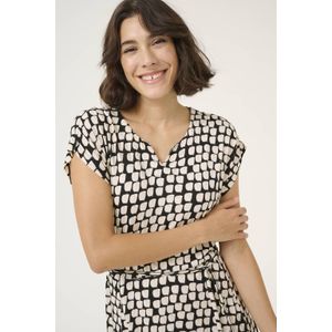 KAFFE - Bella - Damesjurk - Elegant - Korte Mouwen