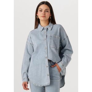 My Essential Wardrobe Laramw 115 Malo Shirt Dames - Jurken - Lichtblauw - Maat 38