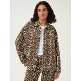 KAFFE - Leonora - Damesjeansjack - Denim - Slim Fit - Casual Stijl