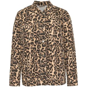 KAFFE - Leonora - Damesjeansjack - Denim - Slim Fit - Casual Stijl