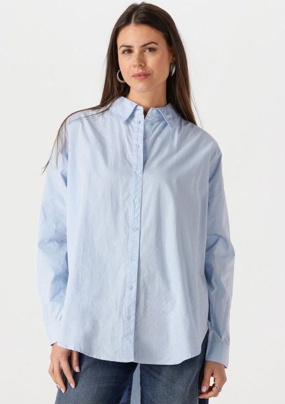 My Essential Wardrobe Blouse Sunnamw Boxy - Lichtblauw