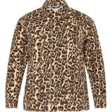 KAFFE - Leonoma - Tussenjas - Chamois / Brokaat / Zwart