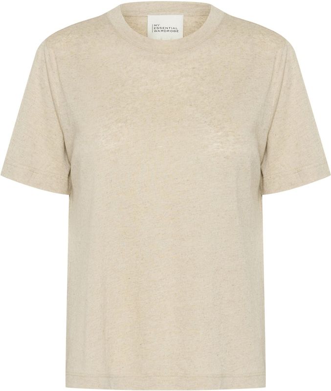 My Essential Wardrobe, Dames, Tops, Beige, Maat: L Katoen,