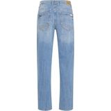 Jeans - Blauw - Regular Fit - Met Riemlussen en Ritssluiting