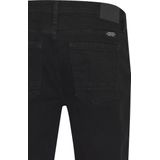 Jeans - Denim Black - Regular Fit - Knoopsluiting - Riemlussen