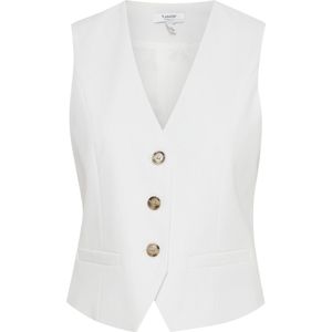 b.young - Bydeceri - Dames Kostuumvest - Neutraal - Elegant en Verfijnd