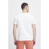 BLEND Shirt  blauw / lichtgeel / oranje / wit