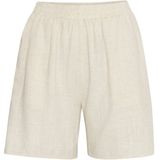 Fransa - FRJuna - Broek - Lichtbeige - Viscose, Gevoerde Zoom, Elastische Taille