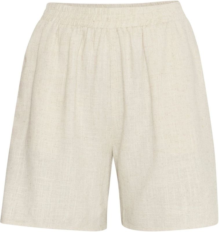 Fransa - FRJuna - Broek - Lichtbeige - Viscose, Gevoerde Zoom, Elastische Taille