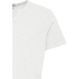 T-shirt - Snow White - Regular Fit - Korte Mouwen - V-hals
