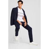 Chino Broek - Blauw - 64% Viscose 31% Polyester 5%