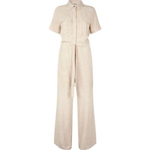 Niwicee Casual jumpsuits voor dames, zomer, V-hals, mouwloos, rompertje, losse wijde pijpen, korte broek, overall schouderriem, verstelbare playsuit met zakken, Zwart, S