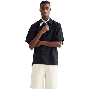 Woodbird Overhemd Korte Mouw - Kleur Zwart