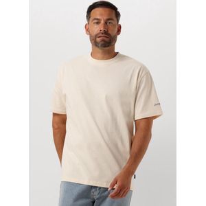 Woodbird Wbbaine Noodle Tee Polo's T-shirts Heren - Polo shirt - Gebroken wit