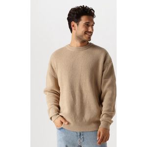 Woodbird - Wbkurt Base Knit - Gebreide Trui - Beige - Heren