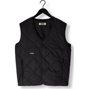 Woodbird - Wbtrais Quilt Vest - Bodywarmer - Zwart - Gewatteerd