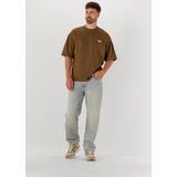 Woodbird - Beam Pho - T-shirt - Ombregrijs / Pastelroze