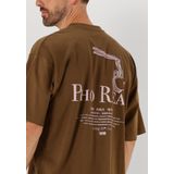 Woodbird - Beam Pho - T-shirt - Ombregrijs / Pastelroze