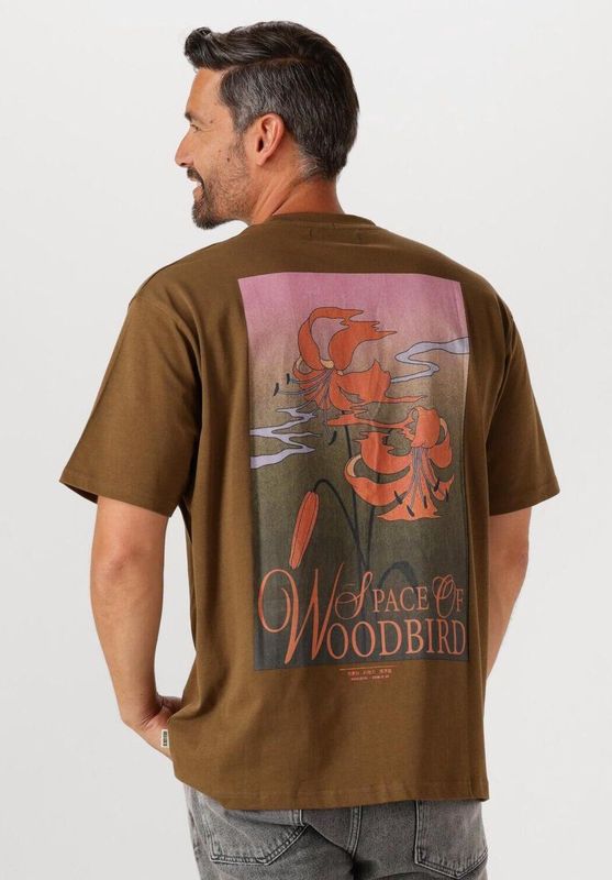 Woodbird - WBBAINE FLOWER TEE - Polo Shirt - Ecru