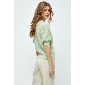 Peppercorn - Rosalia - Gebreide Trui - Lichtgroen - V-hals