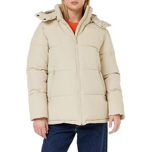 Peppercorn Madison Puffer Jacket voor dames, zandgrijs, 6, Sand Gray, 32
