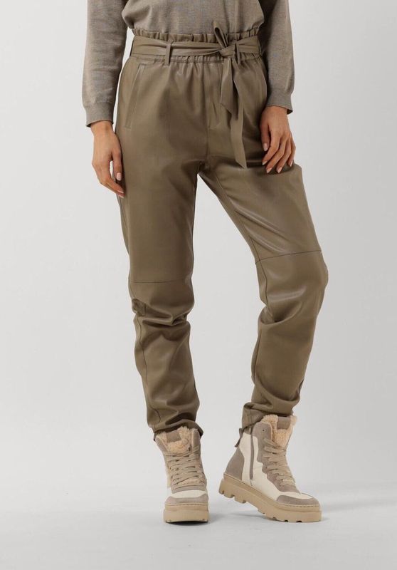 Minus - Jayda Pu Broek - Beige - Dames