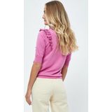 Minus Vesia Knit T-shirt Tops T-shirts Dames - Shirt - Roze