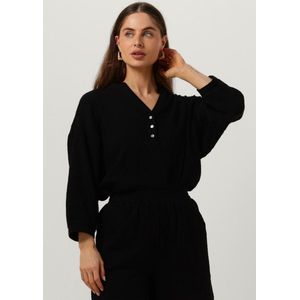 Minus - Hemma - Blouse - Zwart - 100% Katoen