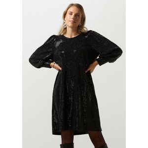 Minus - Jilana - Jurk - Zwart - Pailletten