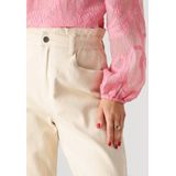Minus Dina Nova Pant Broeken Dames - Ecru - Maat 36