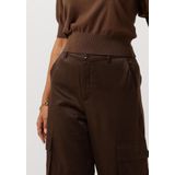 Minus - Wendy Wide Leg Pant - Cargobroek - Bruin