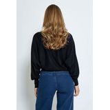 Minus - Dana Bat Sleeve Knit Pullover - Zwart - Hoodie