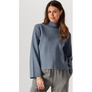 Minus - Lupi - Pullover - Blauw - Hoge Hals